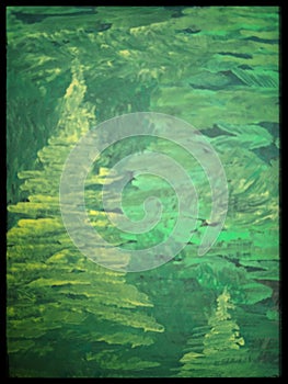 Image of a colorful texture background with black frame