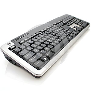Keyboard computer device isolated on white background