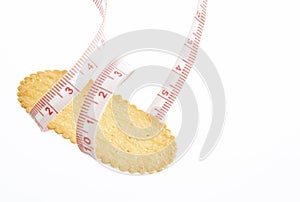 Image of cookies white background