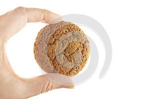 image of cookies white background