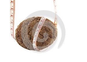 image of cookies white background