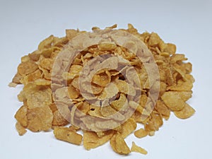 This is an image of corn flakes .