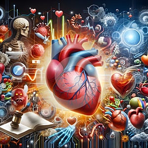 image of the current state of the human heart, mind and soul to combat the woes of the world.