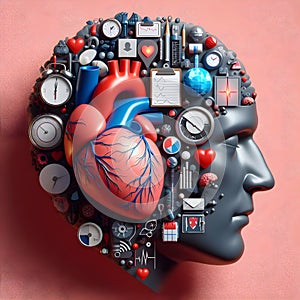 image of the current state of the human heart, mind and soul to combat the woes of the world.