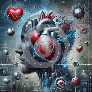 image of the current state of the human heart, mind and soul to combat the woes of the world.