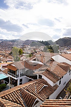 Image of Cuzco city in Peruvian Andes. Capital of the Incas empire.