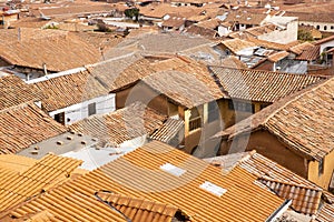 Image of Cuzco city in Peruvian Andes. Capital of the Incas empire.