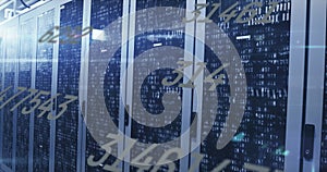 Image of data processing over computer servers