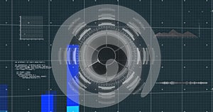 Image of data processing over scope scanning