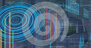 Image of data processing over scope scanning
