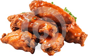 Image of Delicious-looking Buffalo wing. AI-Generated.