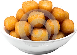 Image of Delicious-looking Tater tots. AI-Generated.