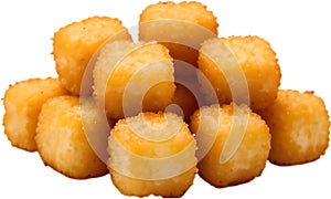 Image of Delicious-looking Tater tots. AI-Generated.