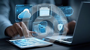 Secure Cloud Data Management and Cyber Security on Digital Devices