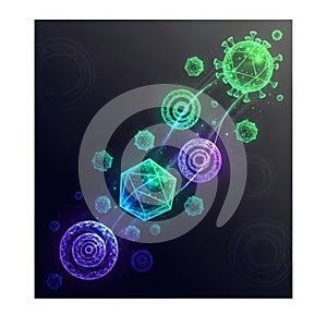 Abstract molecular network