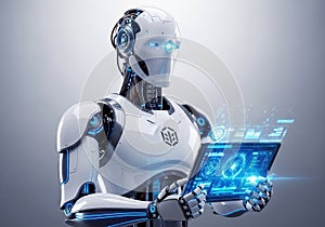 Advanced robot interacting with digital interface