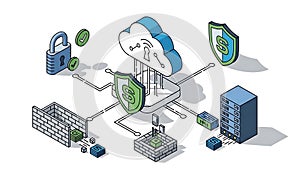 A cloud computing system with secure data storage and financial transactions