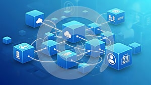 Interconnected cloud computing network