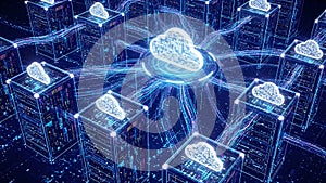 Interconnected cloud network