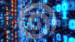 Digital Security in Cyberspace: Programming Binary Code and Data Communication on Blue Screen Computer for Futuristic Technology a