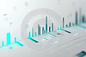 Digital data analytics dashboard