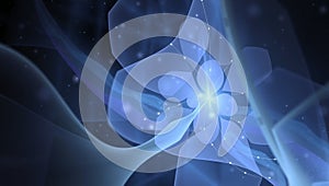 Celestial Abstract Blue Light