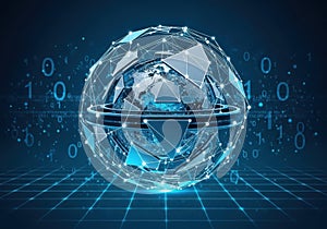 Global network integration with digital data streams and interconnected technology