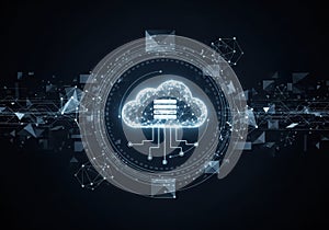 Advanced digital infrastructure with cloud computing integration and network connectivity