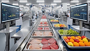 Modern food processing facility