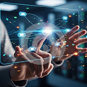Interactive digital network interface