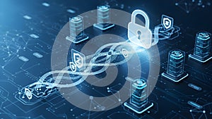 Secure data transfer in cloud network