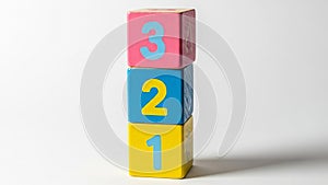 Stacked numbered blocks