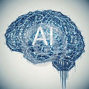 The overall color scheme is blue against a light background emphasizing