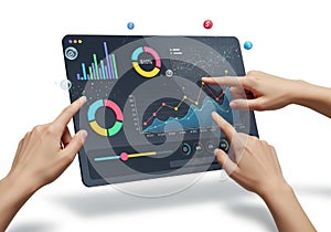 Interactive data analysis on tablet