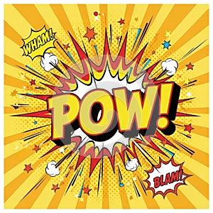 Dynamic comic explosion