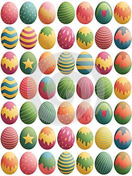 Colorful Easter Eggs
