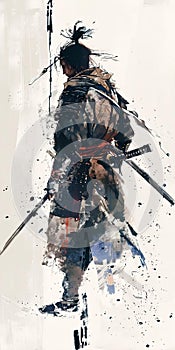 Watercolor Samurai