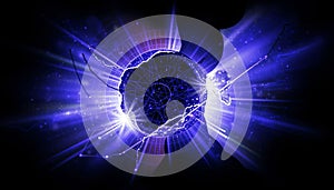 Cosmic Energy Radiance in Space