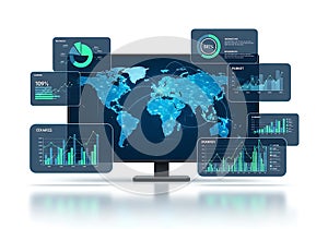 Global data analytics dashboard