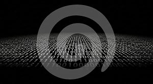 binary code matrix abstract digital background