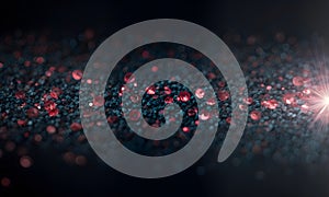 flash of light bokeh particle ai generated