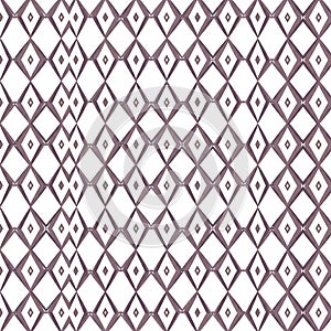 Geometric pattern of interlocking diamond shapes in grayscale