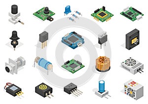 Assorted electronic components and modules for circuit building and prototyping