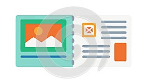 Image and Document Icon, Media and File Symbol. vector design Generative AI