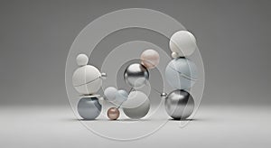 Abstract Spheres and Connections