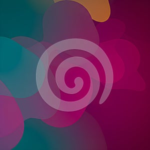 Abstract Colorful Bubbles Background