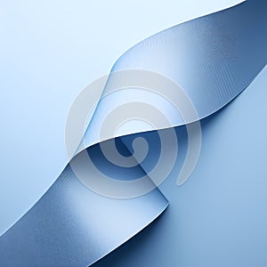 Abstract Blue 3D Render Blank Banner photo