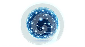 Global Network Connection Sphere