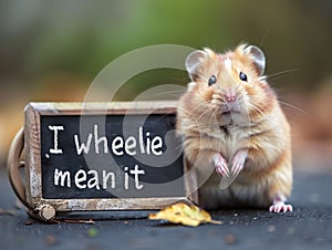 Confident Hamster with \