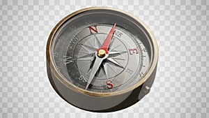 Compass isolated on white background